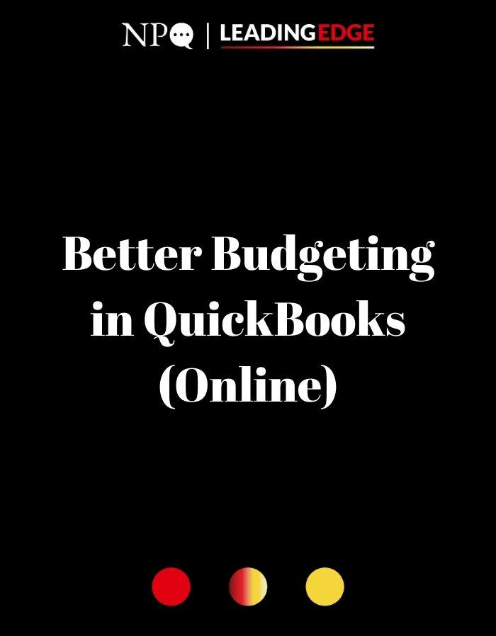 Better Budgeting in QuickBooks 2024 for ONLINE Users